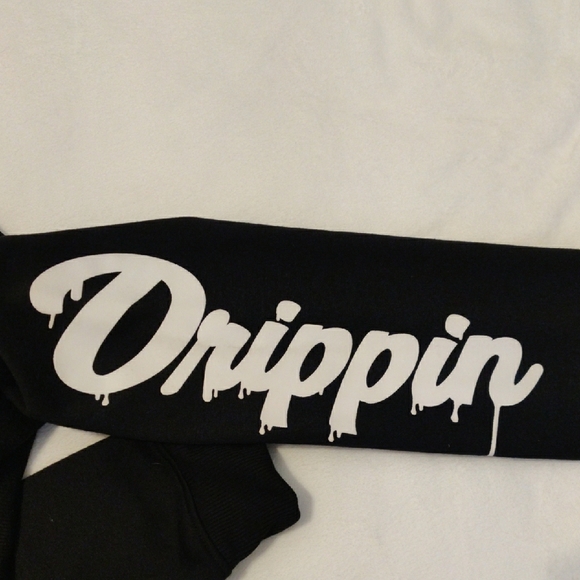 Black Graphic Sweater with Animated Character Design - Picture 3 of 14